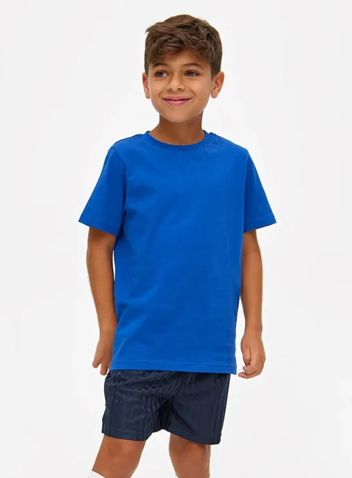 Cobalt Blue Crew Neck School T-Shirt 2 Pack 6 years