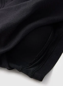 Cottonform™ Black Built-In Support Bra Vest Top 12