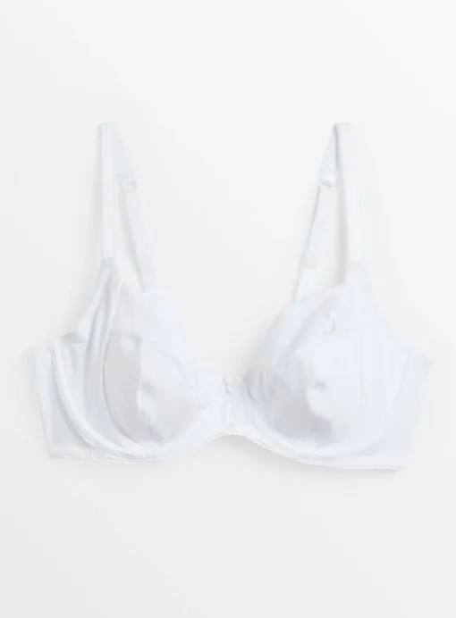 Cottonform™ DD+ White Lace Full Cup Bra 36DD