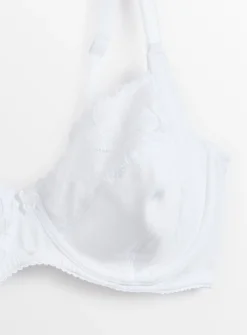 Cottonform™ DD+ White Lace Full Cup Bra 36DD