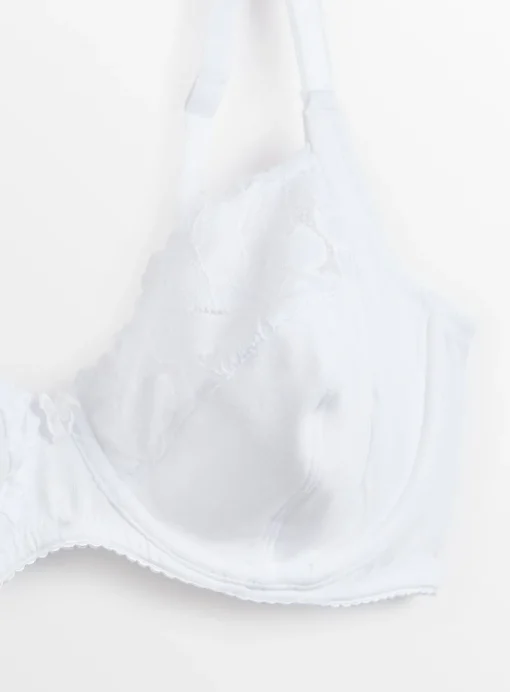 Cottonform™ DD+ White Lace Full Cup Bra 36DD