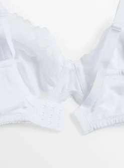 Cottonform™ DD+ White Lace Full Cup Bra 36DD