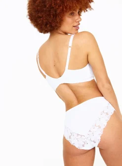 Cottonform™ DD+ White Lace Full Cup Bra 36DD