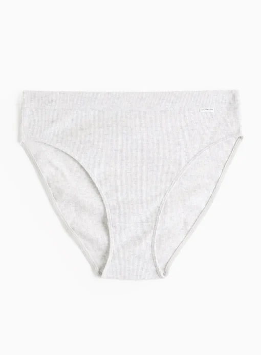 Cottonform™ Grey Marl High-Leg Knickers 18