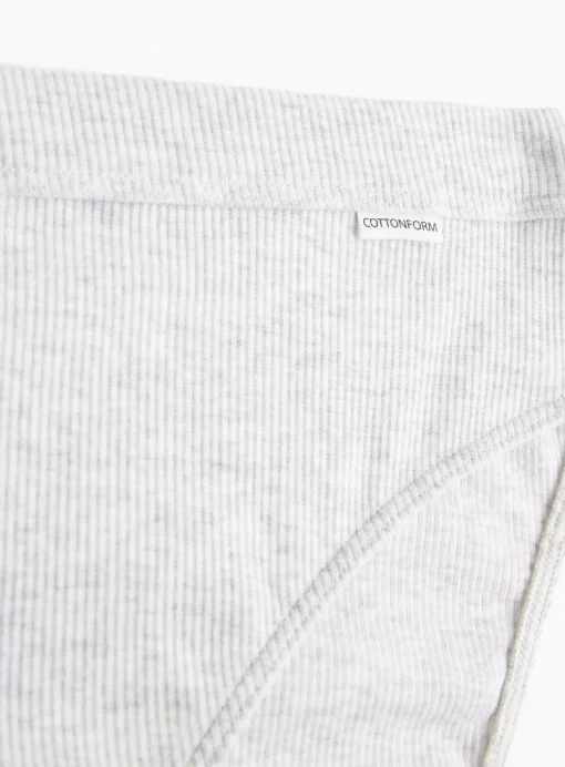 Cottonform™ Grey Marl High-Leg Knickers 18