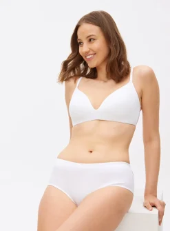 Cottonform™ White Rib Knicker Shorts 26