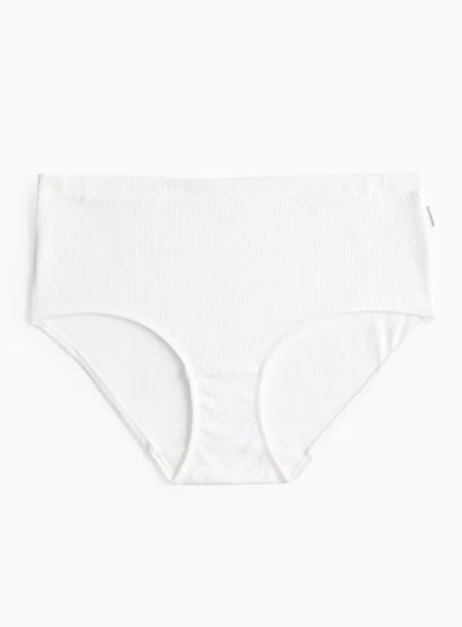 Cottonform™ White Rib Knicker Shorts 26