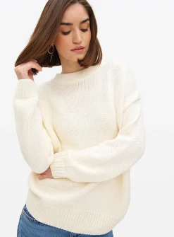 Cream Crew Neck Jumper 10