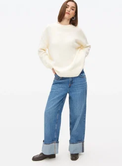 Cream Crew Neck Jumper 10