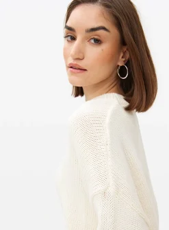 Cream Crew Neck Jumper 10