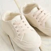 Cream Faux Leather Trainers 9-12 months