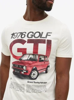 Cream Golf GTI Graphic Print T-Shirt XL