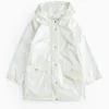 Cream Iridescent Hooded Mac 3-4 years