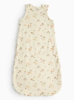 Cream Safari Printed 1.5 Tog Sleepsuit 18-24 months