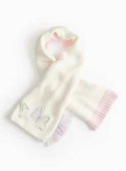 Cream Unicorn Scarf 3-5 years