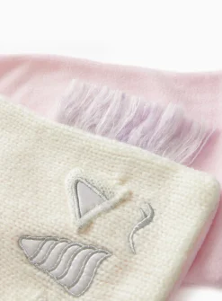 Cream Unicorn Scarf 3-5 years