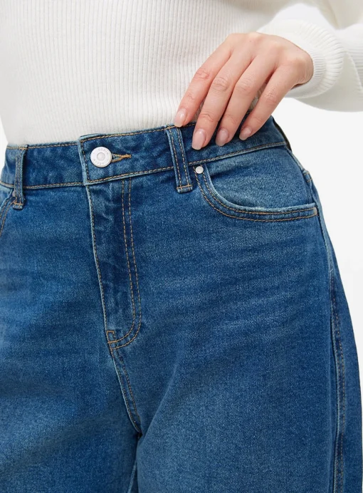 Dark Denim Barrel Leg Jeans 12R