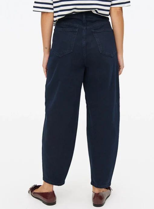 Dark Denim Barrel Leg Jeans 16L
