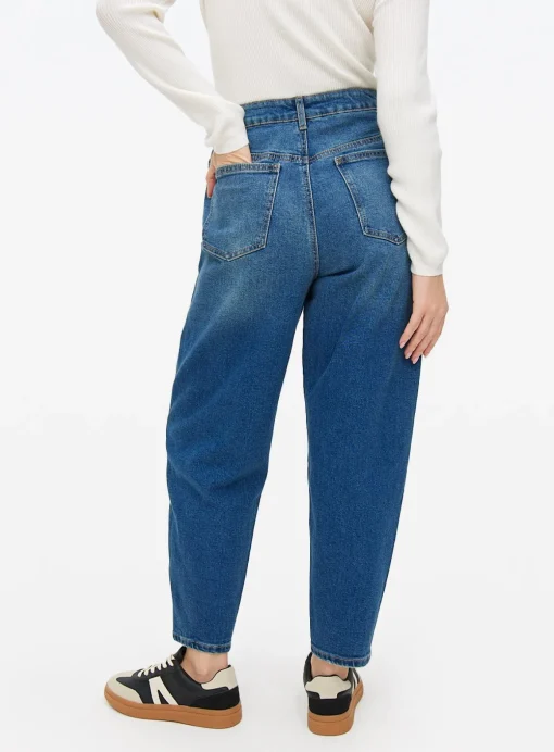 Dark Denim Barrel Leg Jeans 12R