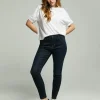 Dark Denim Skinny Jeans With Stretch 8S