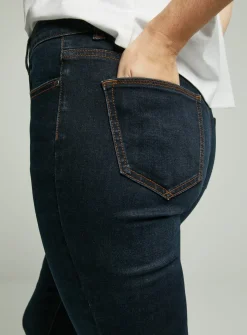 Dark Denim Skinny Jeans With Stretch 8S