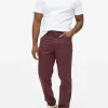 Dark Red Straight Leg Trousers 34R