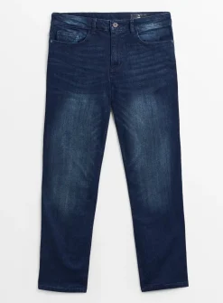 Dark Wash Straight Leg Jeans 38S