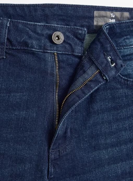 Dark Wash Straight Leg Jeans 38S