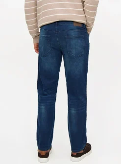 Dark Wash Straight Leg Jeans 38S