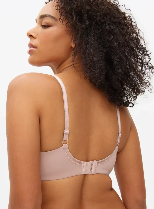 DD+ Mink Floral Lace Non-Padded Underwired Bra 38F