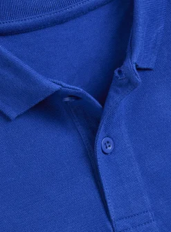 Denim Blue Unisex Polo Shirt 2 Pack 7 years