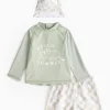 Dessert Checked 3 Piece Swim Set 2-3 years