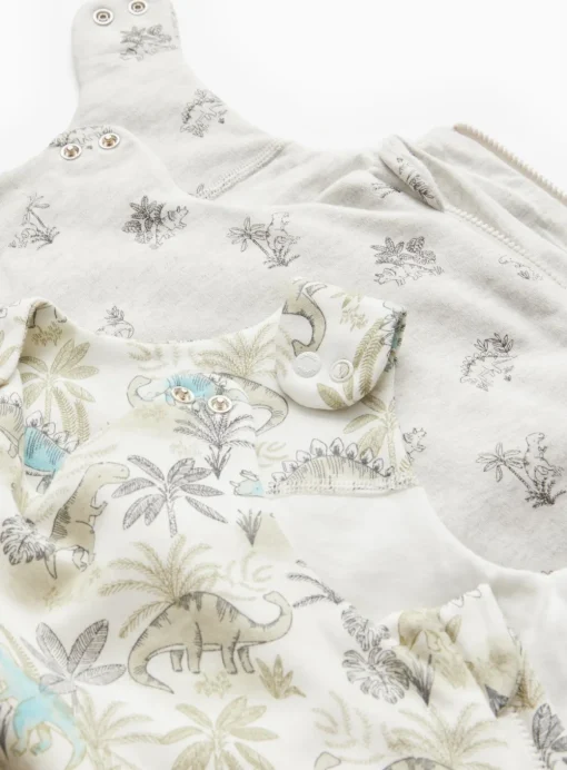 Dino Print 1.5 Tog Sleeping Bag 2 Pack 6-12 months
