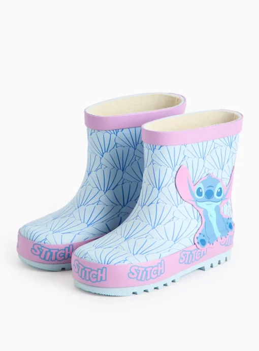 Disney Lilo & Stitch Blue Character Wellies 9 Infant