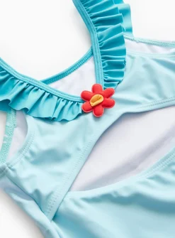 Disney Moana Blue Frill Swimsuit 3 years