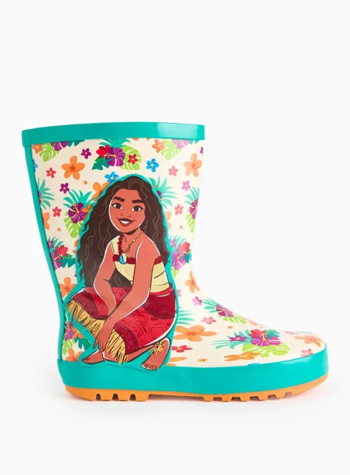 Disney Moana Printed Rubber Wellies 9 Infant