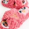 Disney Princesses Pink Fluffy Platform Slippers 10-11 Infant