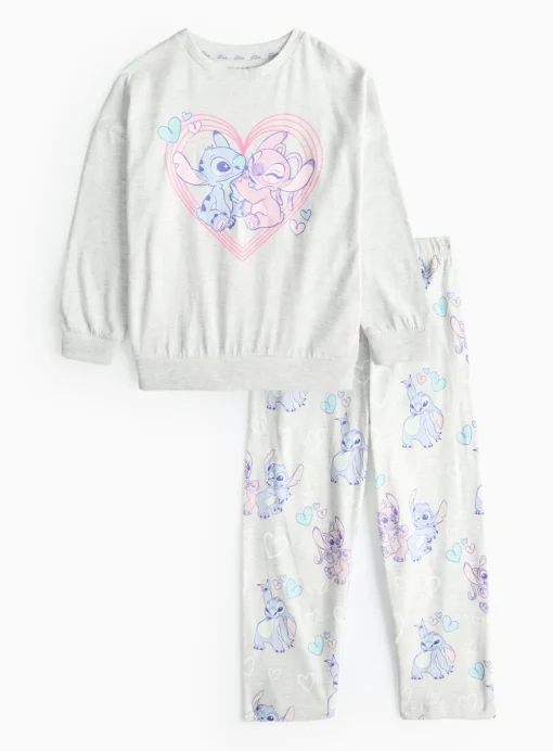 Disney Stitch Heart Graphic Pyjamas 3-4 years