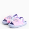 Disney Stitch Ombre Fluffy Ankle Strap Slippers 1-2