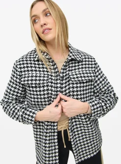 Dogtooth Check Shacket 18