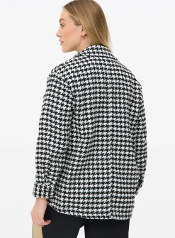 Dogtooth Check Shacket 18
