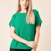 DOROTHY PERKINS Roll Sleeve Blouse 16