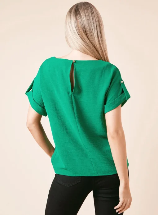 DOROTHY PERKINS Roll Sleeve Blouse 16