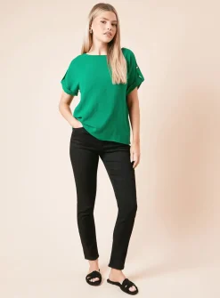 DOROTHY PERKINS Roll Sleeve Blouse 16
