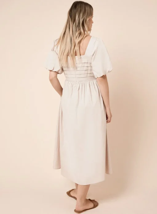 DOROTHY PERKINS Stone Pleated Bodice Midi Dress 18