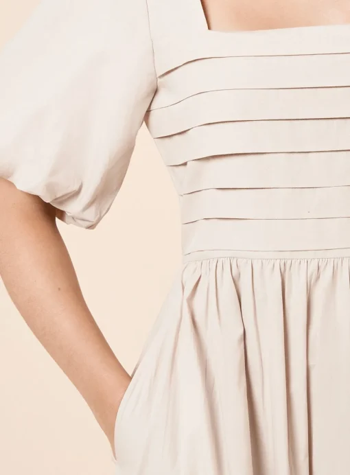DOROTHY PERKINS Stone Pleated Bodice Midi Dress 18