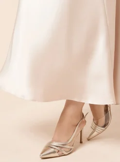 DOROTHY PERKINS Wide Fit Detroit Slingback Court Shoes 5