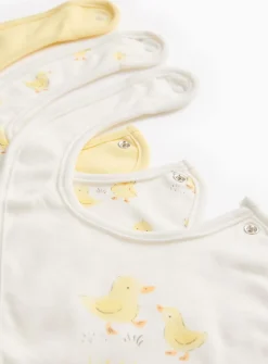 Easter Chick Printed Bibs 3 Pack One Size