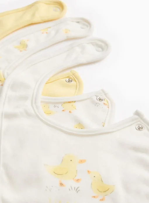 Easter Chick Printed Bibs 3 Pack One Size