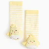 Easter Chick Yellow Rattle Socks 1-6 months